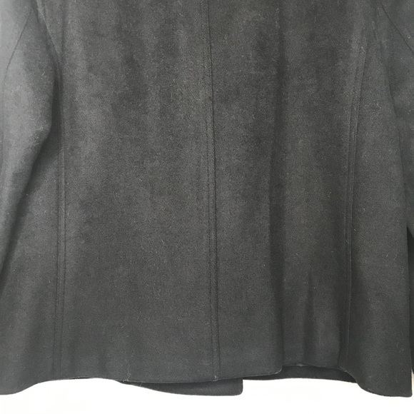 J. Crew black pea coat sz Medium - Picture 6 of 10